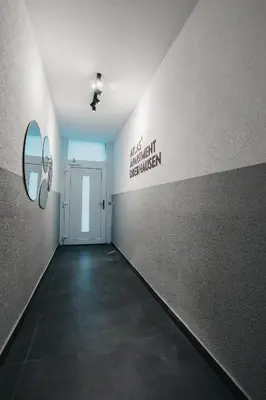 Grundriss der Unterkunft ATLAS Apartment 6 Oberhausen, 3 Zimmer, Nähe Bahnhof, Westfield Centro