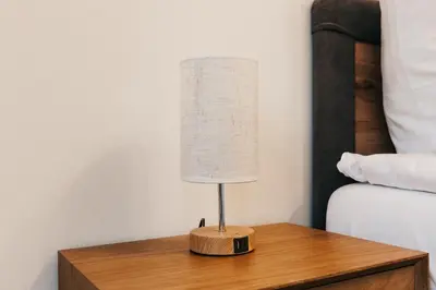 Ein Bett oder Betten in einem Zimmer der Unterkunft ATLAS Apartment 6 Oberhausen, 3 Zimmer, Nähe Bahnhof, Westfield Centro