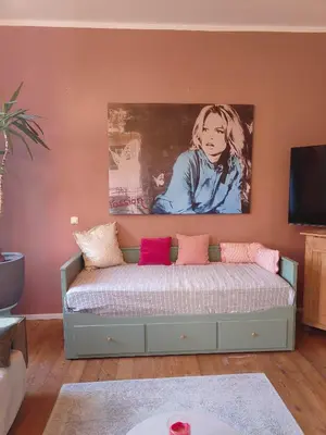 TV/Unterhaltungsangebot in der Unterkunft LöwenTal an der Ruhr mit Terrasse und mit Parkplatz