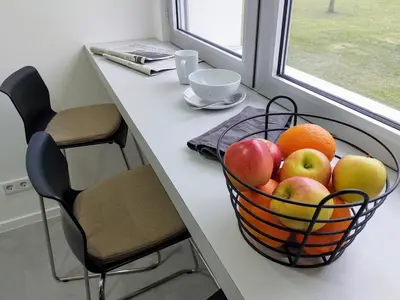 Grundriss der Unterkunft Helle, moderne Wohnung, 2 Schlafzimmer, Nähe Düsseldorf, W-LAN