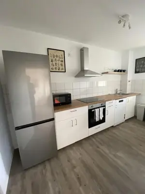 Küche/Küchenzeile in der Unterkunft SAP18 fitter's apartment in Erkrath