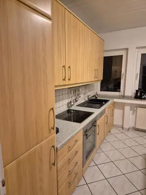 Küche/Küchenzeile in der Unterkunft Komfortable 3-Zimmer- Wohnung