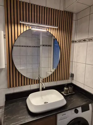 Ein Badezimmer in der Unterkunft Komfortable 3-Zimmer- Wohnung