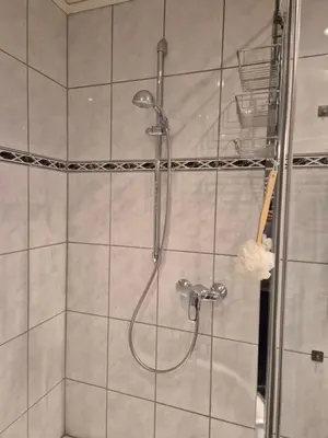 Ein Badezimmer in der Unterkunft Komfortable 3-Zimmer- Wohnung