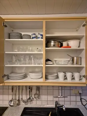 Küche/Küchenzeile in der Unterkunft Komfortable 3-Zimmer- Wohnung