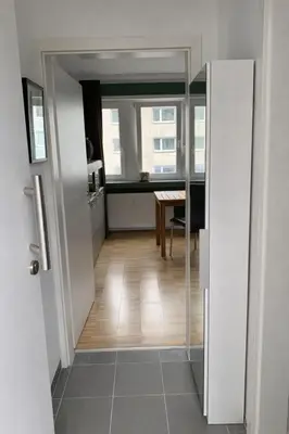 Küche/Küchenzeile in der Unterkunft 2 Zimmer Wohnung
