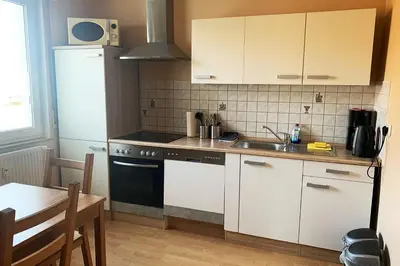 Küche/Küchenzeile in der Unterkunft Apartments Hemer