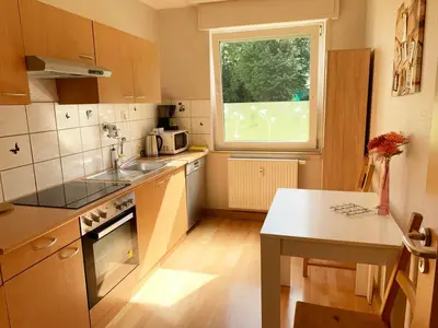 Küche/Küchenzeile in der Unterkunft Apartments Hemer