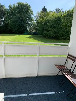 Ein Balkon oder eine Terrasse in der Unterkunft Apartments Hemer