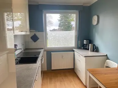 Küche/Küchenzeile in der Unterkunft Apartments Hemer