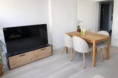 TV/Unterhaltungsangebot in der Unterkunft Top modernes Apartment direkt an Messe, Cali
