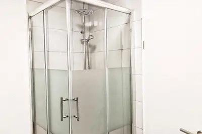 Ein Badezimmer in der Unterkunft Apartment in Wuppertal