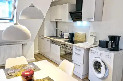Küche/Küchenzeile in der Unterkunft Apartment in Wuppertal