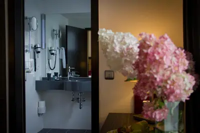 Ein Badezimmer in der Unterkunft Hotel Restaurant Passmann
