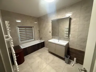 Ein Badezimmer in der Unterkunft Loft-like Apartment 150 sqm near Veltins Arena