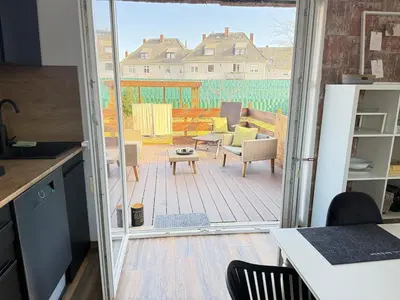 Ein Balkon oder eine Terrasse in der Unterkunft House Regatta