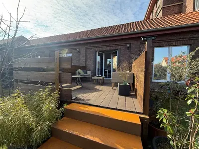 Ein Balkon oder eine Terrasse in der Unterkunft House Regatta