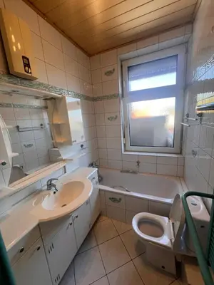 Ein Badezimmer in der Unterkunft Monteurzimmer Ferienwohnung WG Monteurwohnungen Recklinghausen