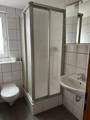 Ein Badezimmer in der Unterkunft Voll möbliertes Apartment mit wohlfühl Atmosphäre