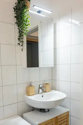Ein Badezimmer in der Unterkunft Stilvolles Apartment Nähe City & Events in Bochum