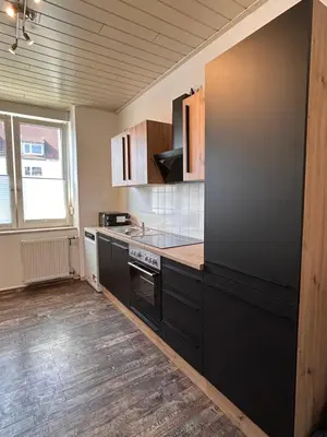 Küche/Küchenzeile in der Unterkunft Gevelsberg, attraktive Lage für Geschäftsleute, Monteure, 4 Zimmer, Wlan, SmartTV