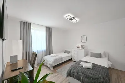 Ein Bett oder Betten in einem Zimmer der Unterkunft SANO - Hagen - Vorhalle