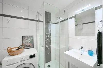 Ein Badezimmer in der Unterkunft SANO - Hagen - Vorhalle