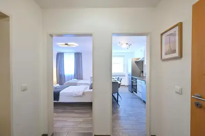Ein Bett oder Betten in einem Zimmer der Unterkunft SANO - Hagen - Vorhalle