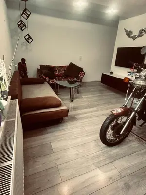 Ein Sitzbereich in der Unterkunft Apartment klein, fein, ruhig und gemütlich