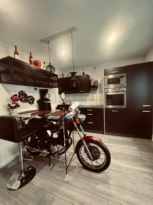 Küche/Küchenzeile in der Unterkunft Apartment klein, fein, ruhig und gemütlich