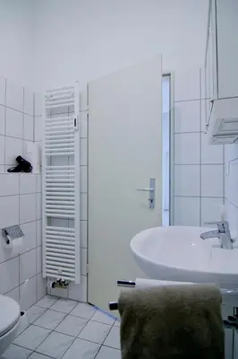 Ein Badezimmer in der Unterkunft apartmondo Ferienwohnungen Solingen