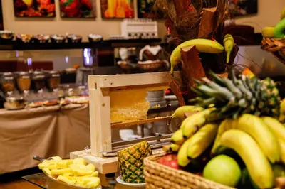 Essen im Hotel oder in der Nähe