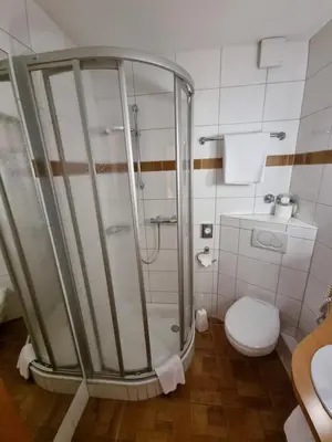 Ein Badezimmer in der Unterkunft Hotel Postkutsche