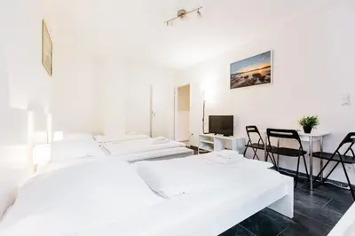 Ein Bett oder Betten in einem Zimmer der Unterkunft Work & Stay apartments Solingen