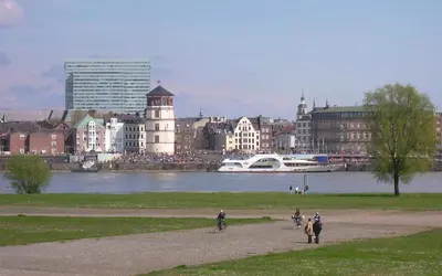 Blick auf einen Fluss in der Nähe der Ferienwohnung