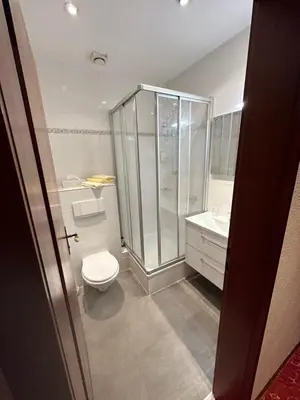 Ein Badezimmer in der Unterkunft Hotel Restaurant Fischer