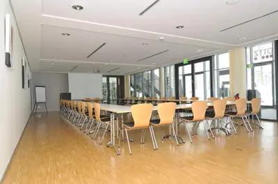 Der Geschäftsbereich oder Konferenzraum in der Unterkunft Sporthotel Borussia Düsseldorf