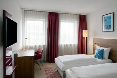 Ein Bett oder Betten in einem Zimmer der Unterkunft Four Points Flex by Sheraton Essen