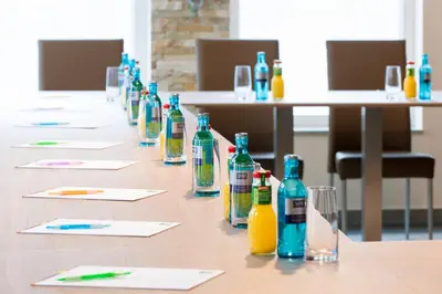 Der Geschäftsbereich oder Konferenzraum in der Unterkunft SleepinRoomz Boutique Hotel Dortmund-West