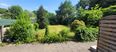 Ein Garten an der Unterkunft Wohnung in Datteln
