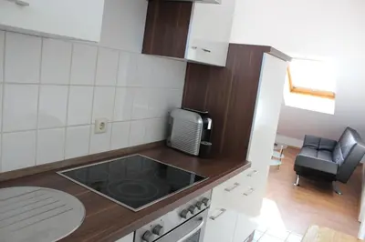 Küche/Küchenzeile in der Unterkunft Ferienwohnung