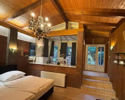 Ein Bett oder Betten in einem Zimmer der Unterkunft TM Apart Hotel Essen