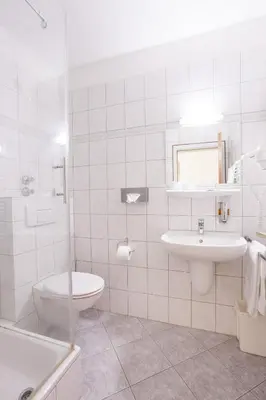 Ein Badezimmer in der Unterkunft TM Hotel Dortmund Airport