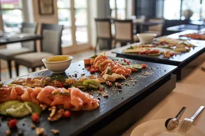 Essen im Hotel oder in der Nähe