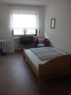 Ein Bett oder Betten in einem Zimmer der Unterkunft Landgasthof Schänzer
