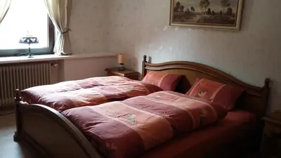 Ein Bett oder Betten in einem Zimmer der Unterkunft Landgasthof Schänzer