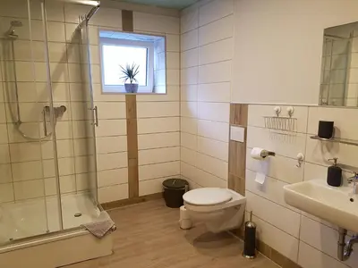 Ein Badezimmer in der Unterkunft Landgasthof Schänzer