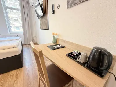 TV/Unterhaltungsangebot in der Unterkunft Central Hotel Duisburg