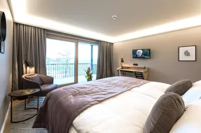 TV/Unterhaltungsangebot in der Unterkunft Gut Kump Gastronomie und Hotel