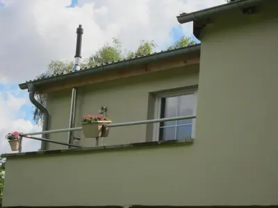 Das Gebäude in dem sich die Ferienwohnung befindet